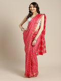 Bandhani Printed Zari Detailed Bandhani Saree