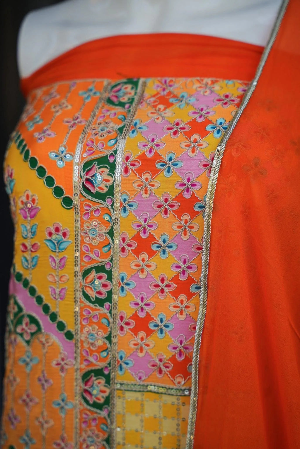 Yashvi Unstitched Suit Set