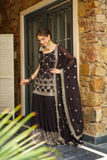 Mirzaa Brown Sharara Set