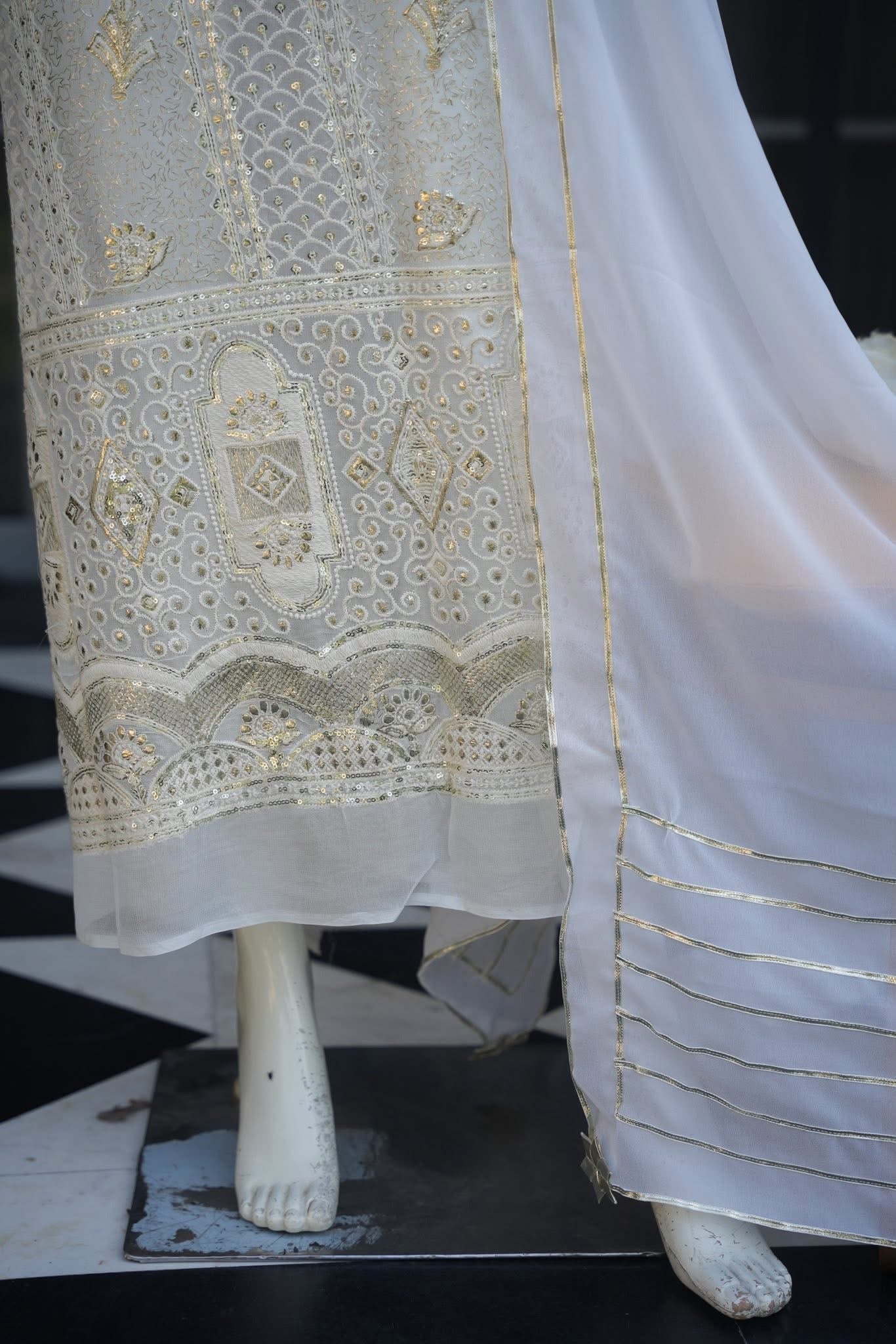 Sharvari Unstitched Suit Set