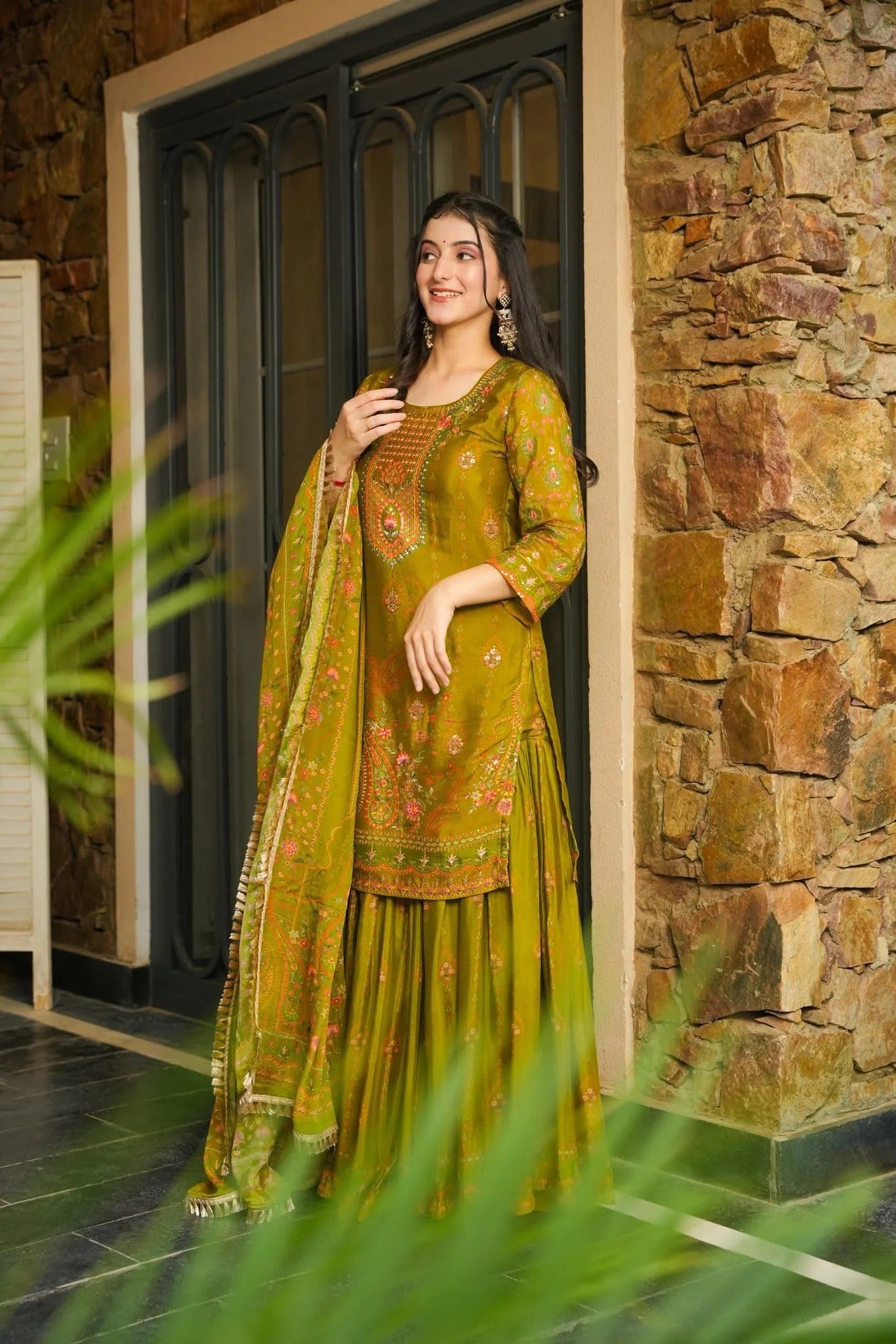 Haritaara Chinon Sharara Set