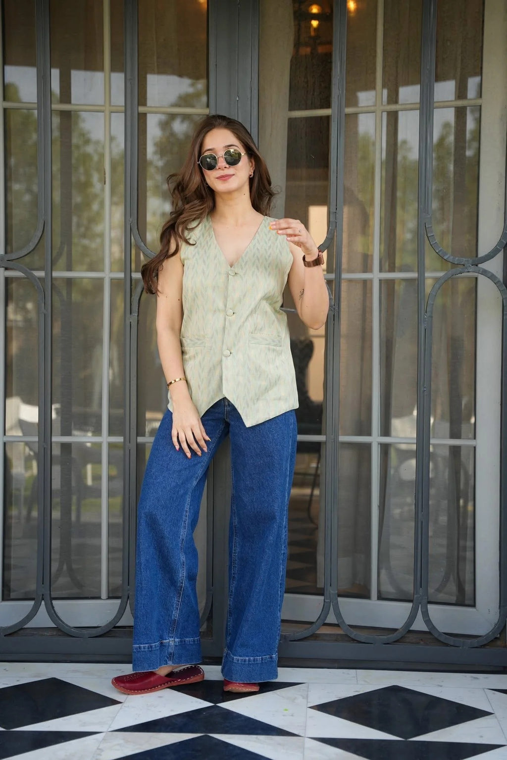 Soft Horizon Cotton Top