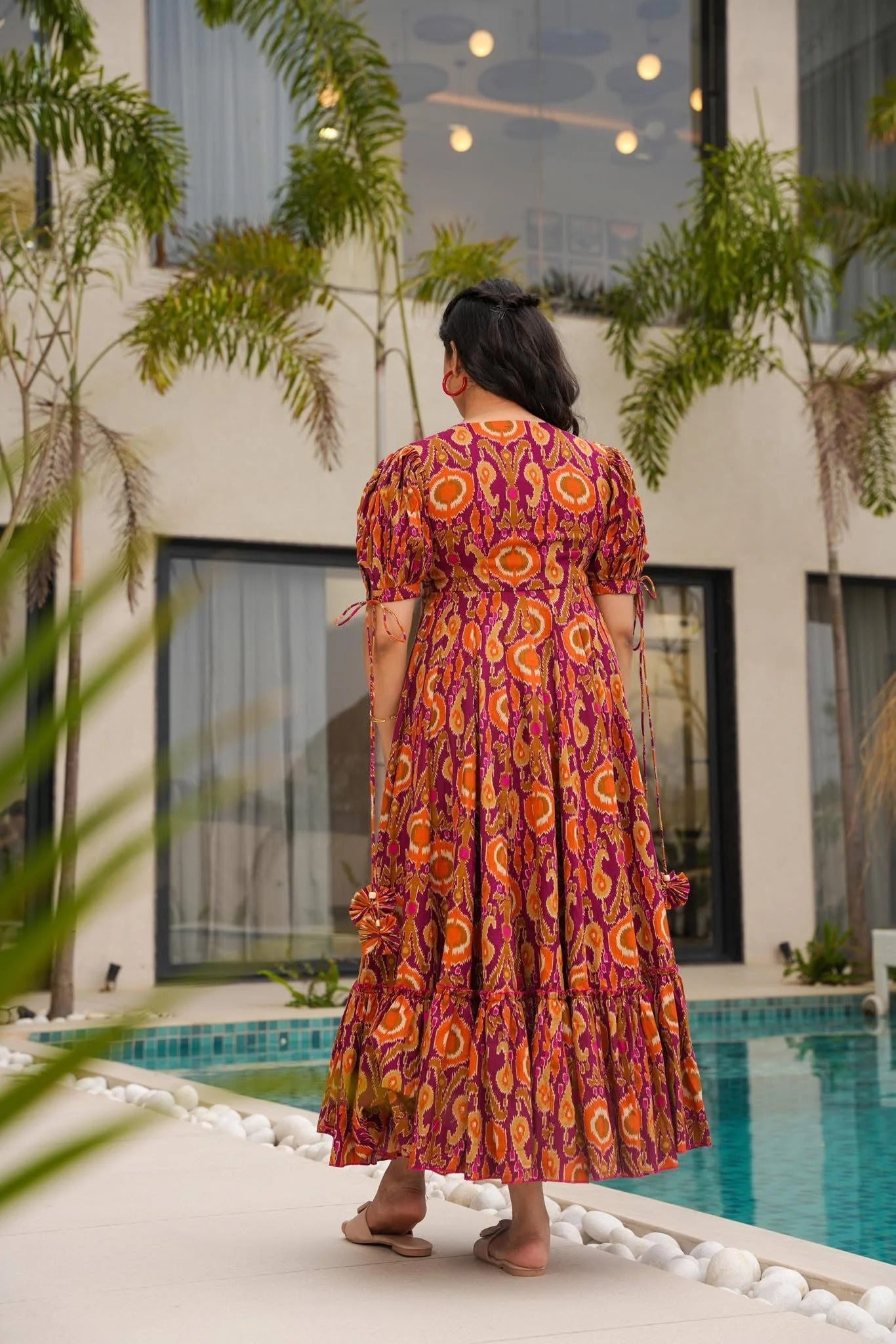 Bohemian Bloom Cotton Dress