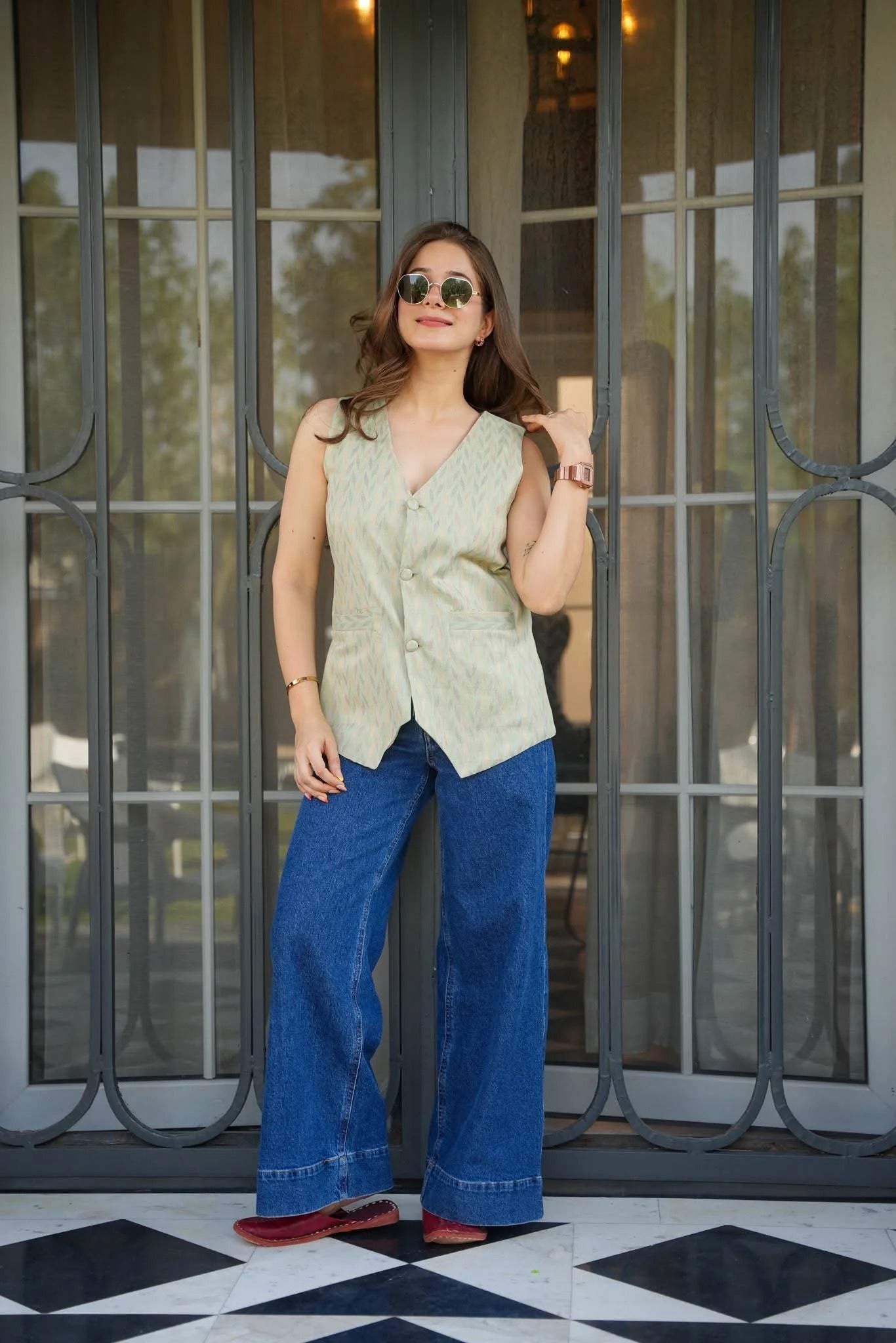 Soft Horizon Cotton Top