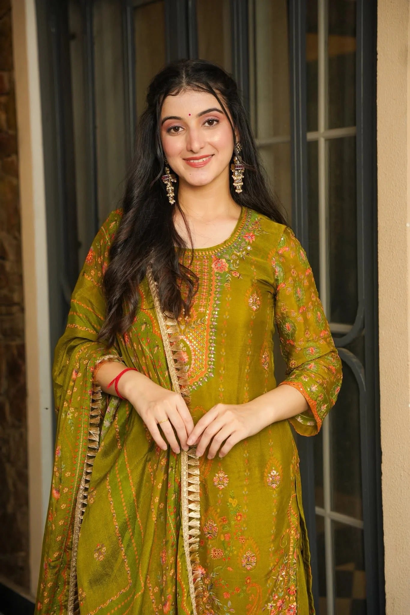 Haritaara Chinon Sharara Set