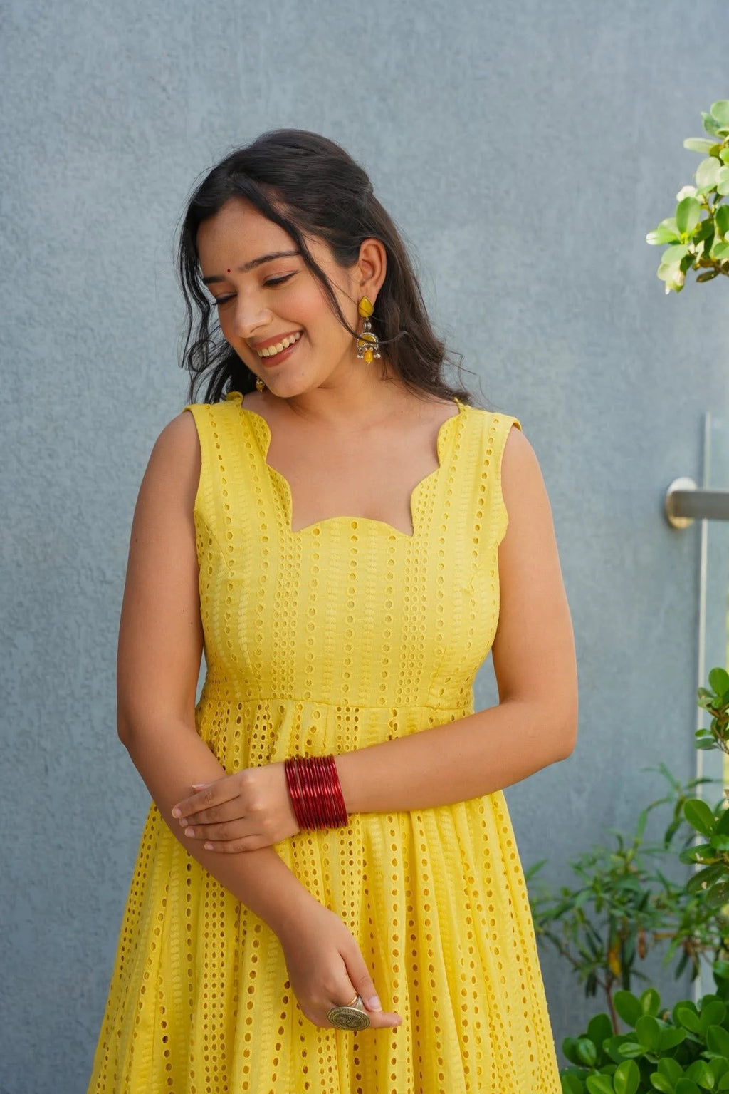 Yuvisha Yellow Cotton Kurta Set