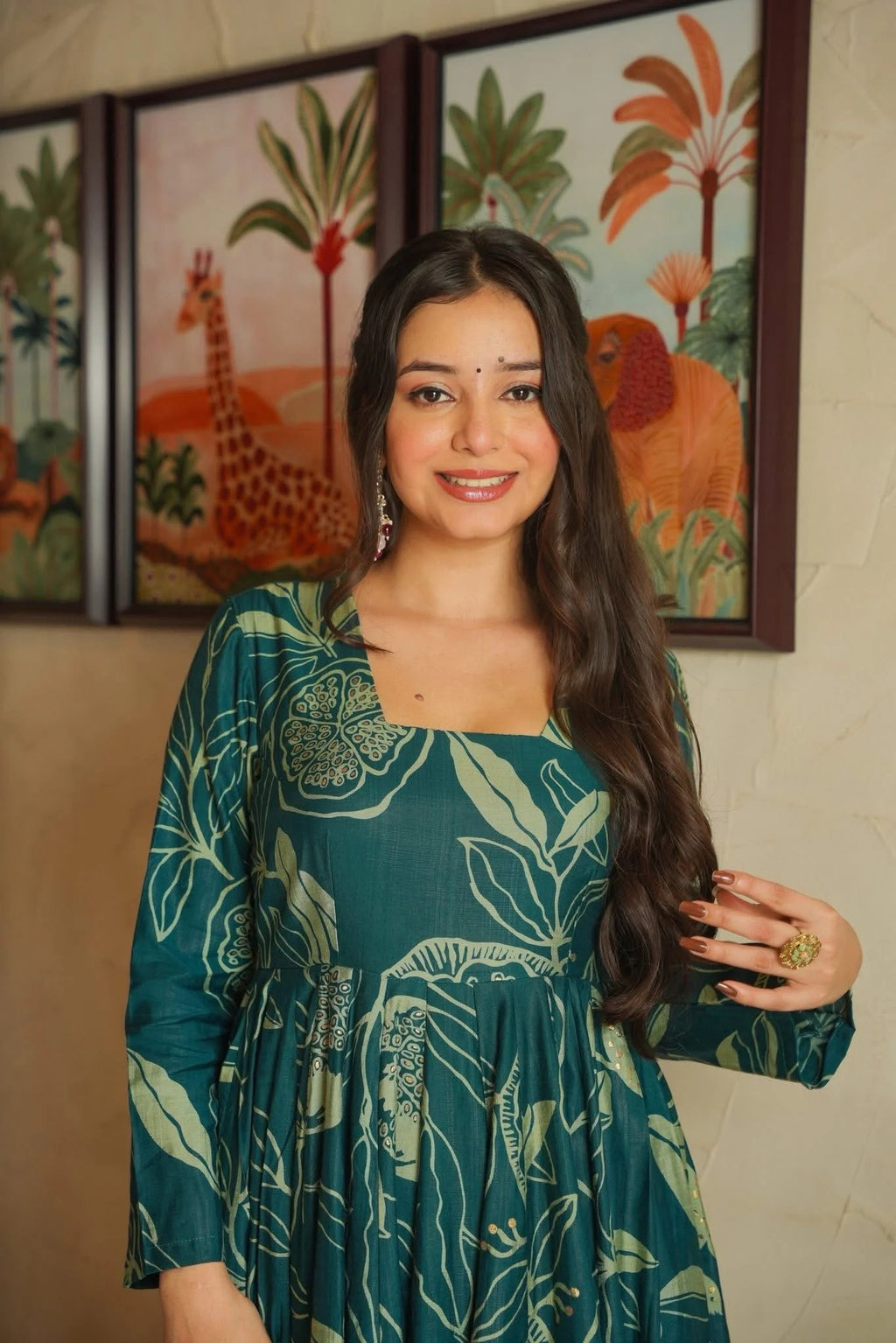 Sable Green Muslin Kurta Set