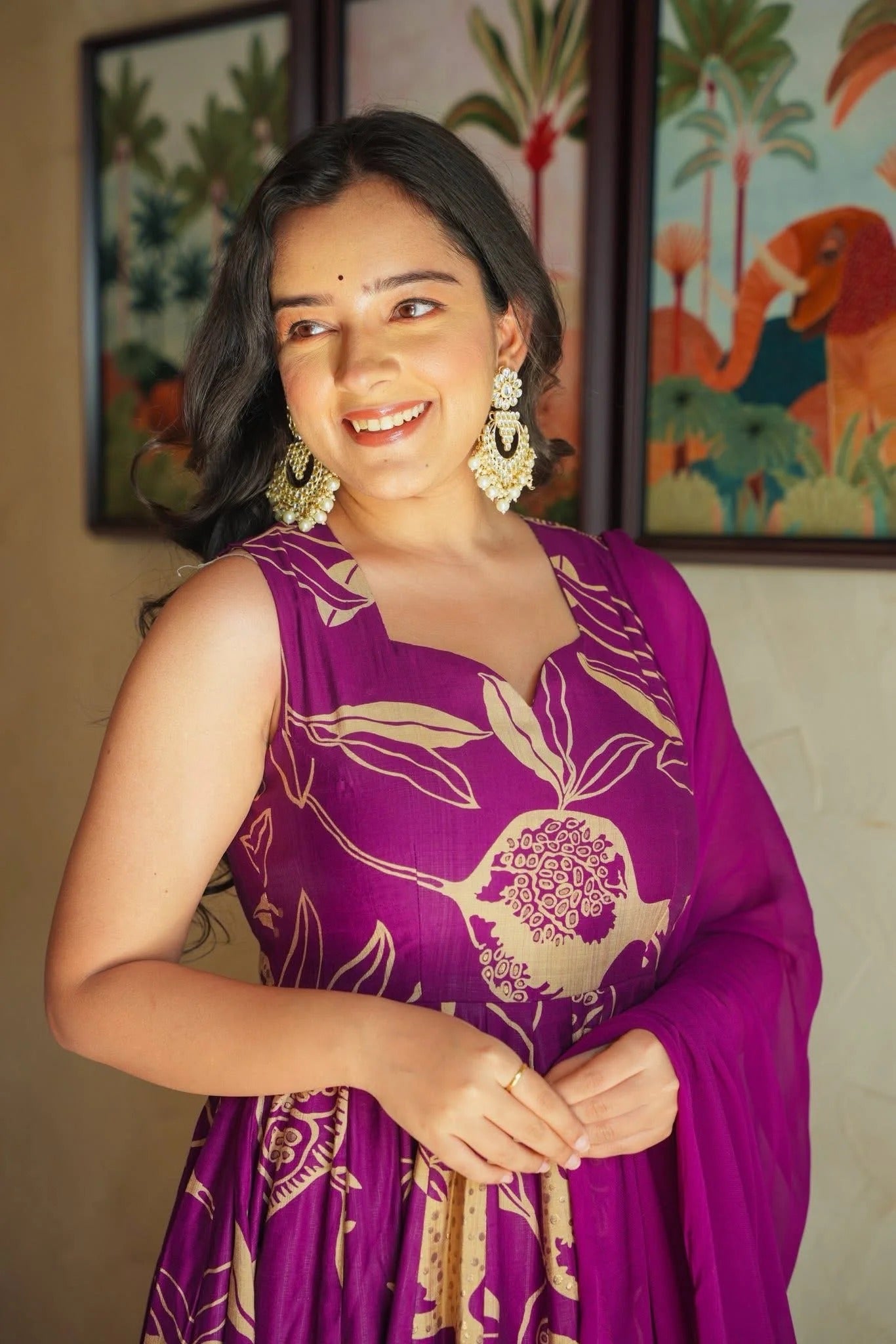 Parina Cotton Anarkali Suit Set