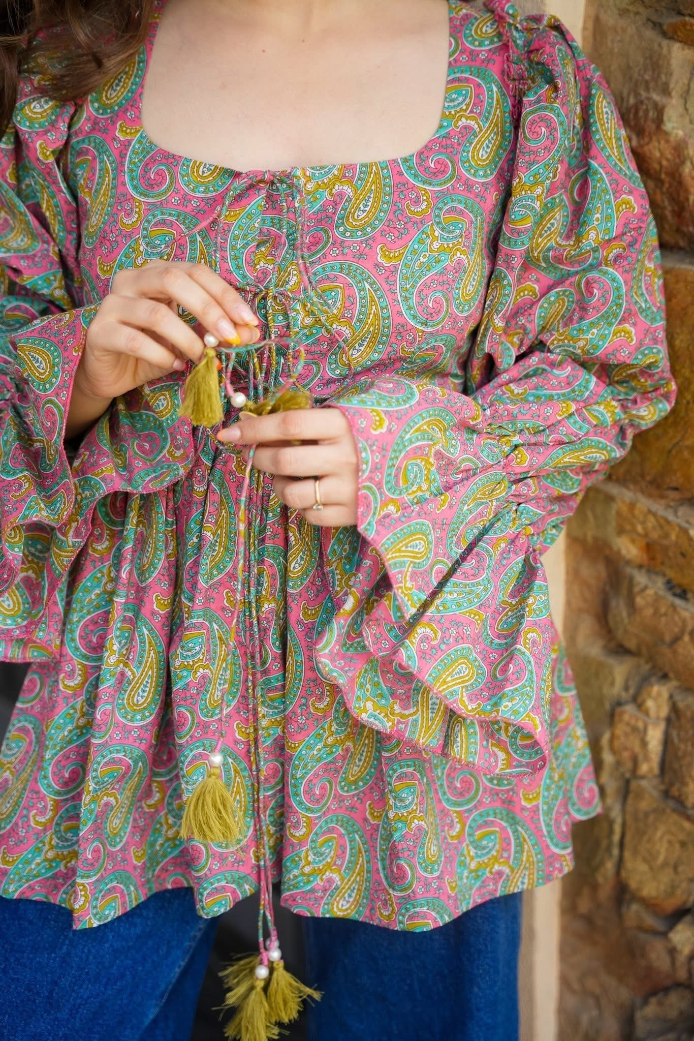 Desert Rose Cotton Top