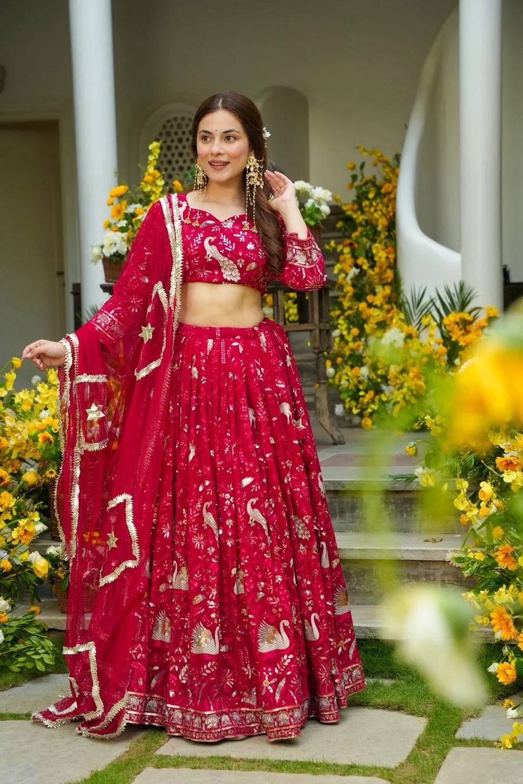 Jahanara Heavy Georgette Festive Lehenga Set
