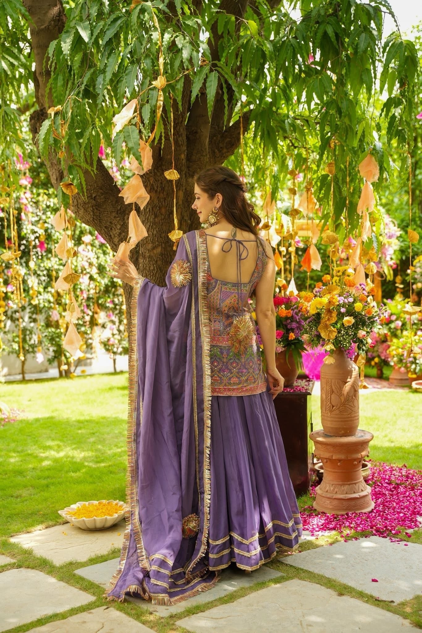 Amarvio Luxe Sharara Set