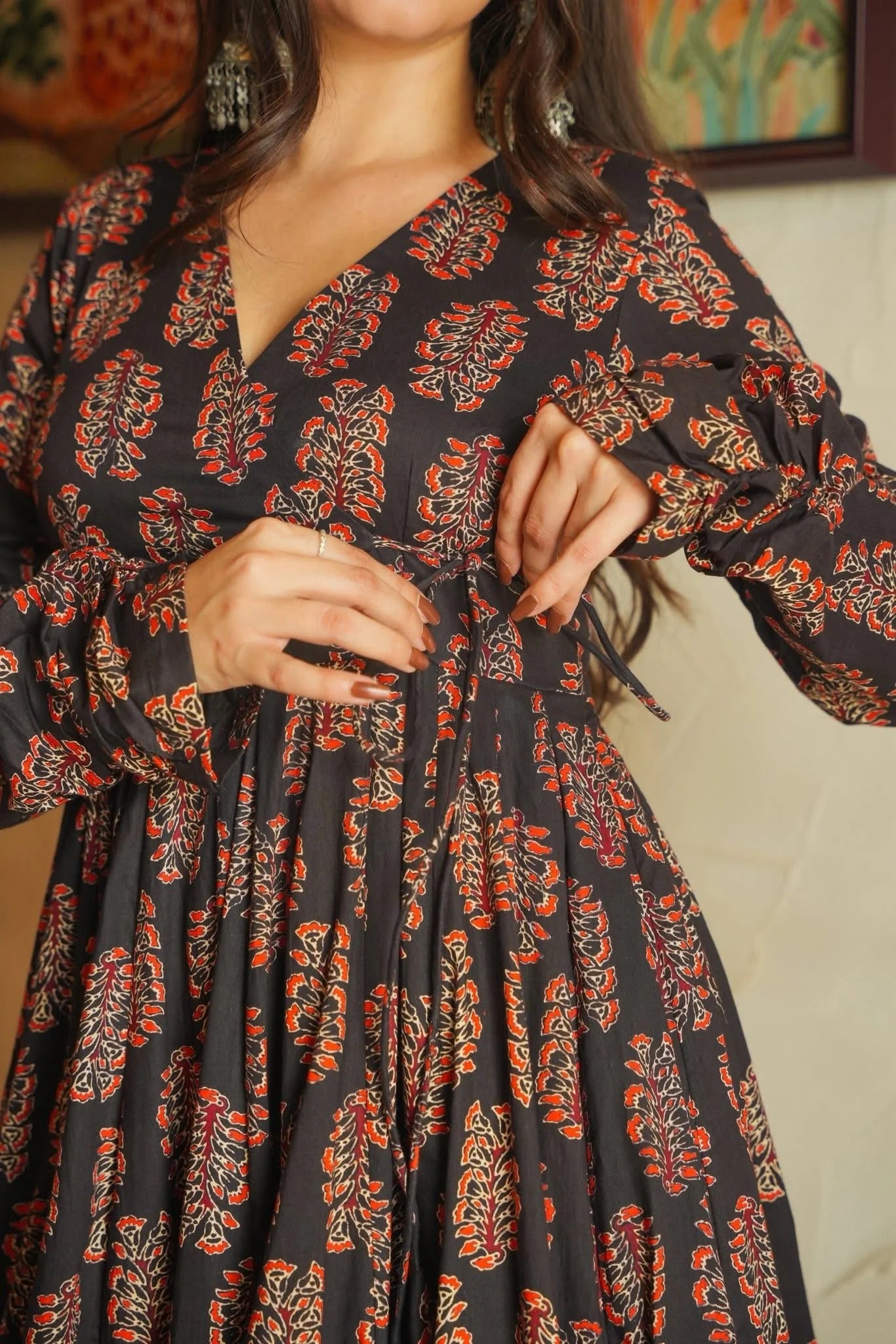 Jheel Naaz Angrakha Kurta Set