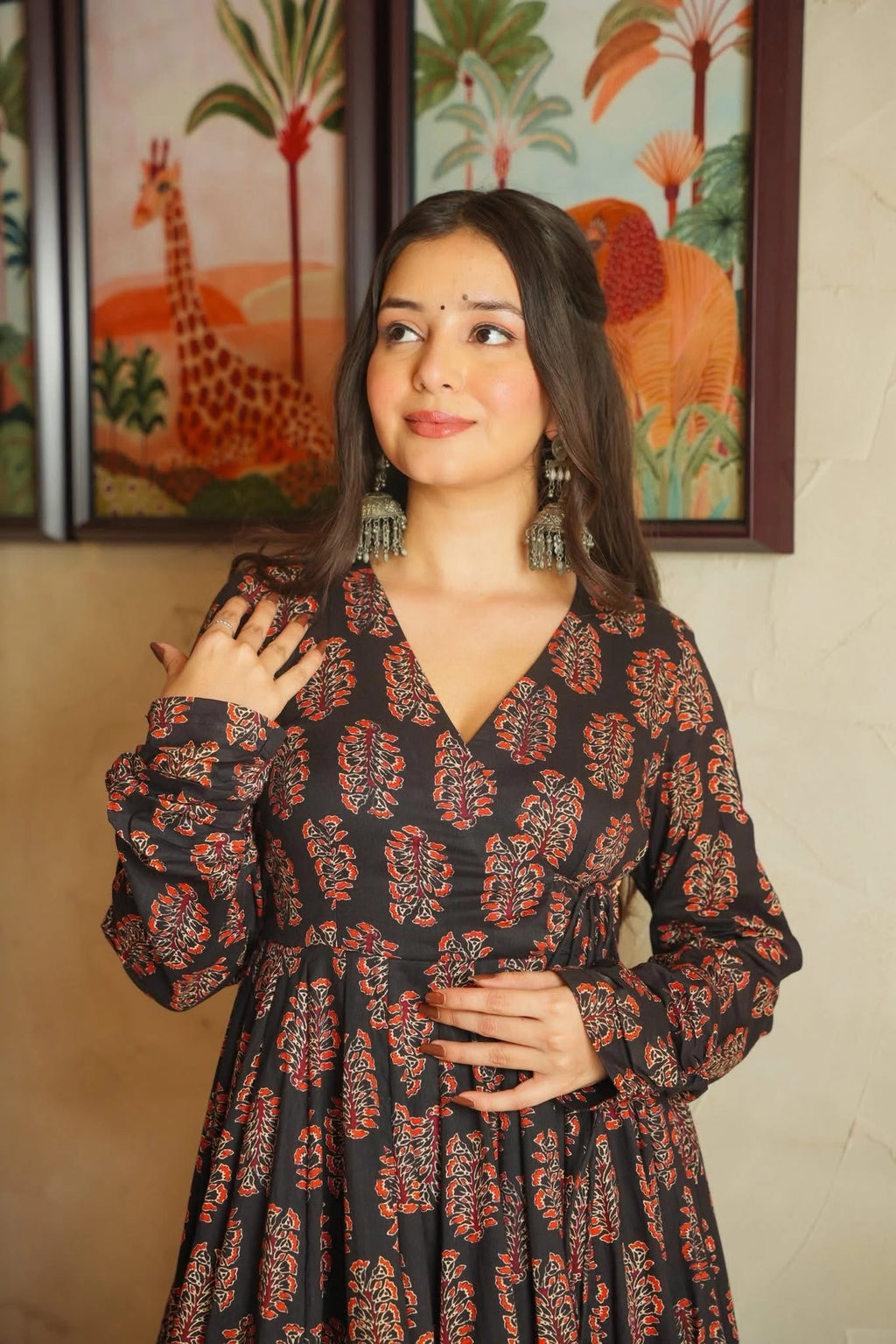 Jheel Naaz Angrakha Kurta Set