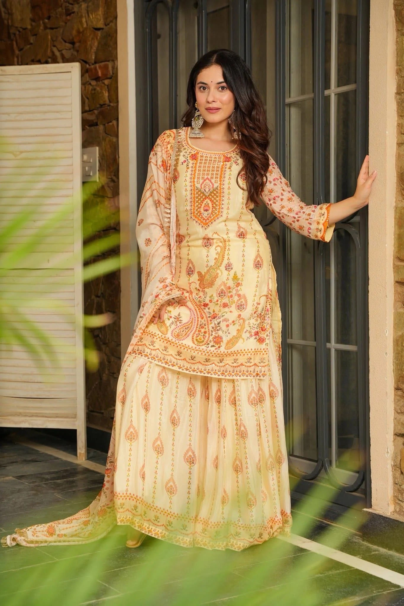 Kavira Chinon Sharara Set