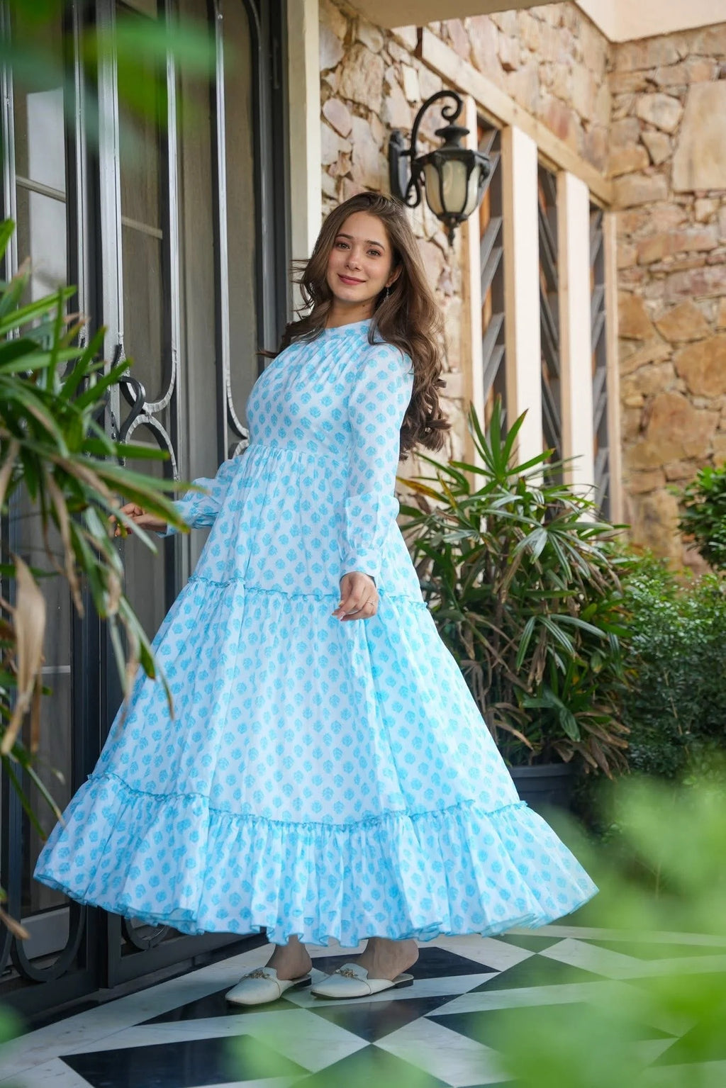 Wander Bloom Cotton Maxi