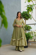 Inaaya Noori Anarkali Suit Set with Dupatta