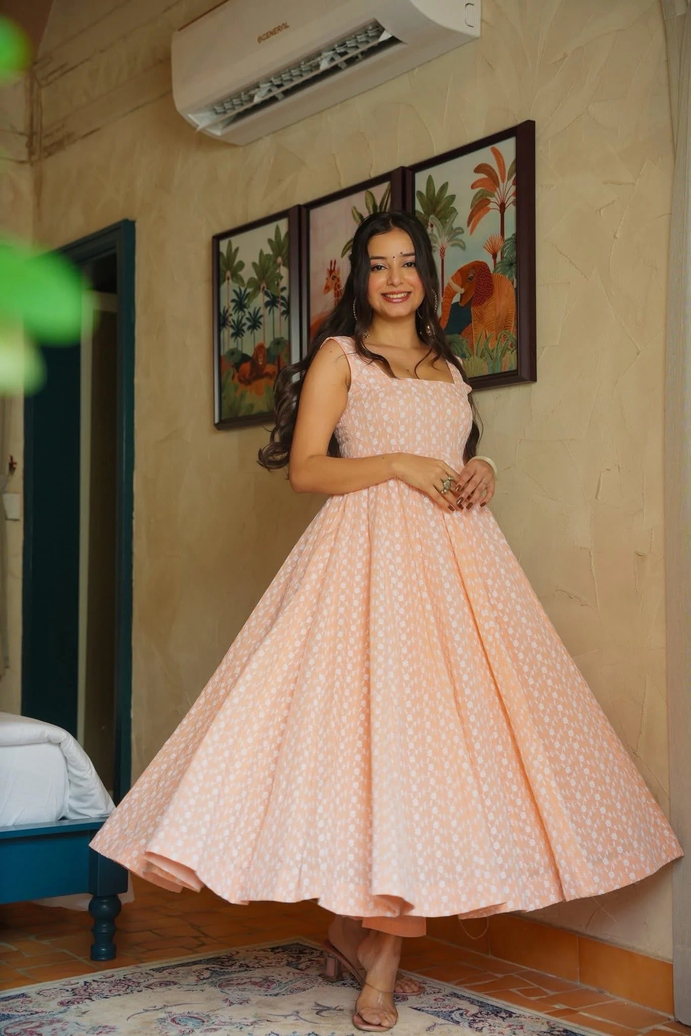 Dawn Glow Cotton Kurta Set