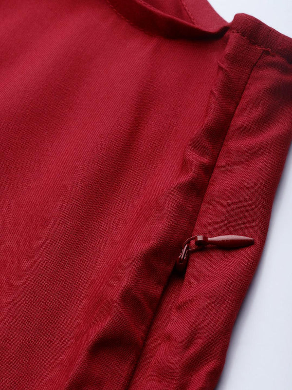 White Handcrafted Cotton Skirt With Crop Top