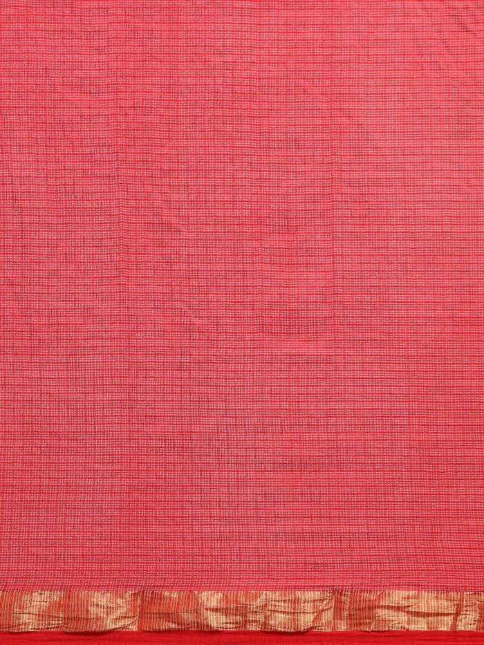 Black & Red Bandhani Zari Silk Cotton Bandhani Saree