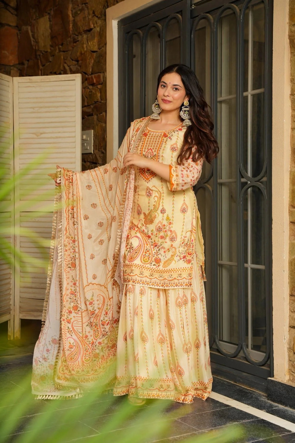 Kavira Chinon Sharara Set