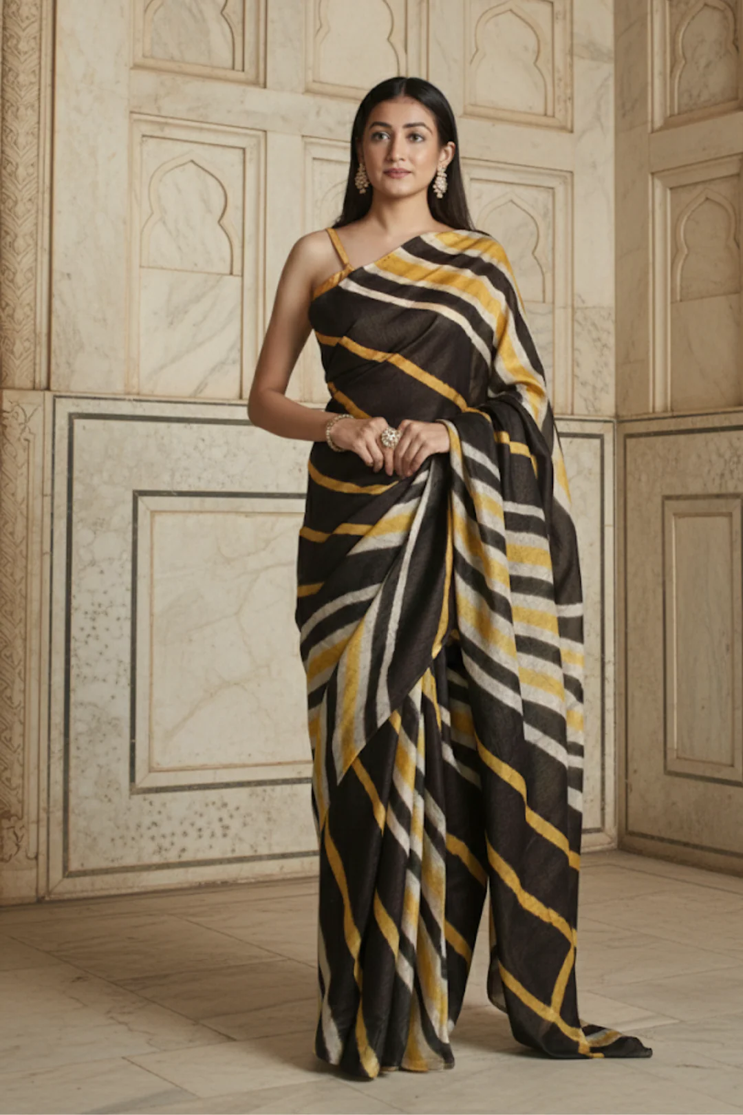 Leheriya Tussar Saree