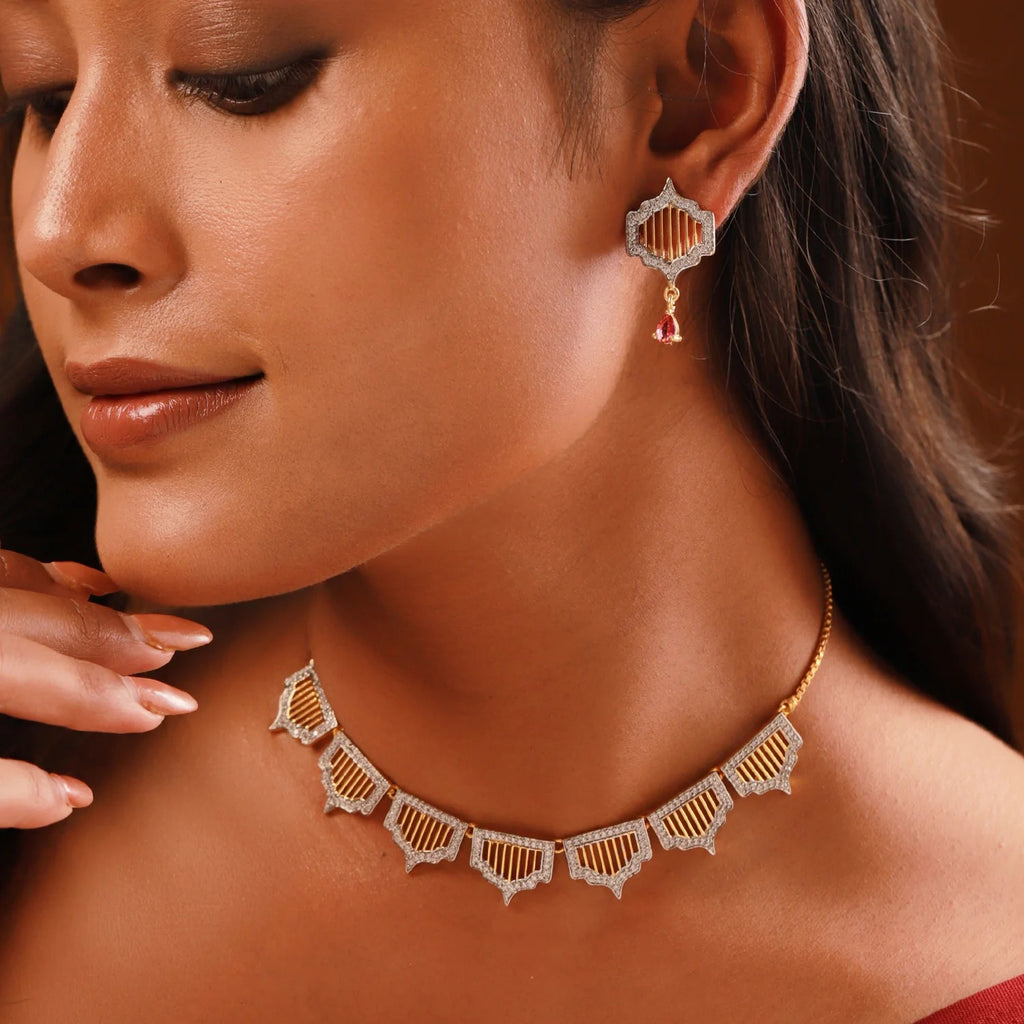 Shahi Dwar Gulbahar Necklace Set