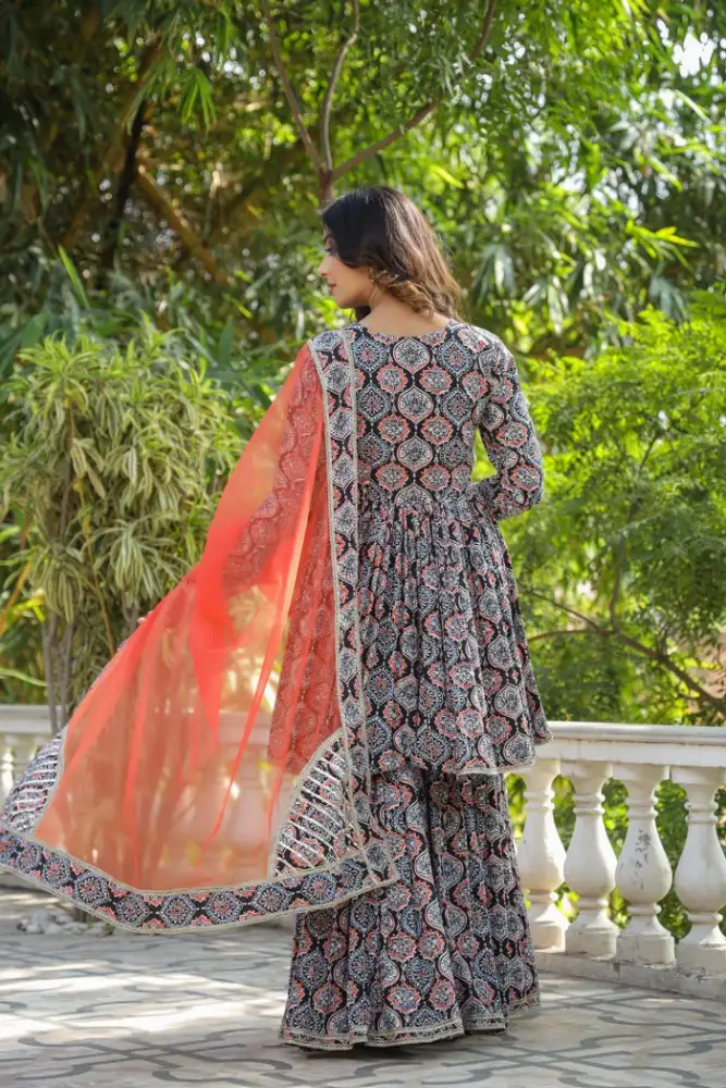 Outrageous Cotton Sharara Set