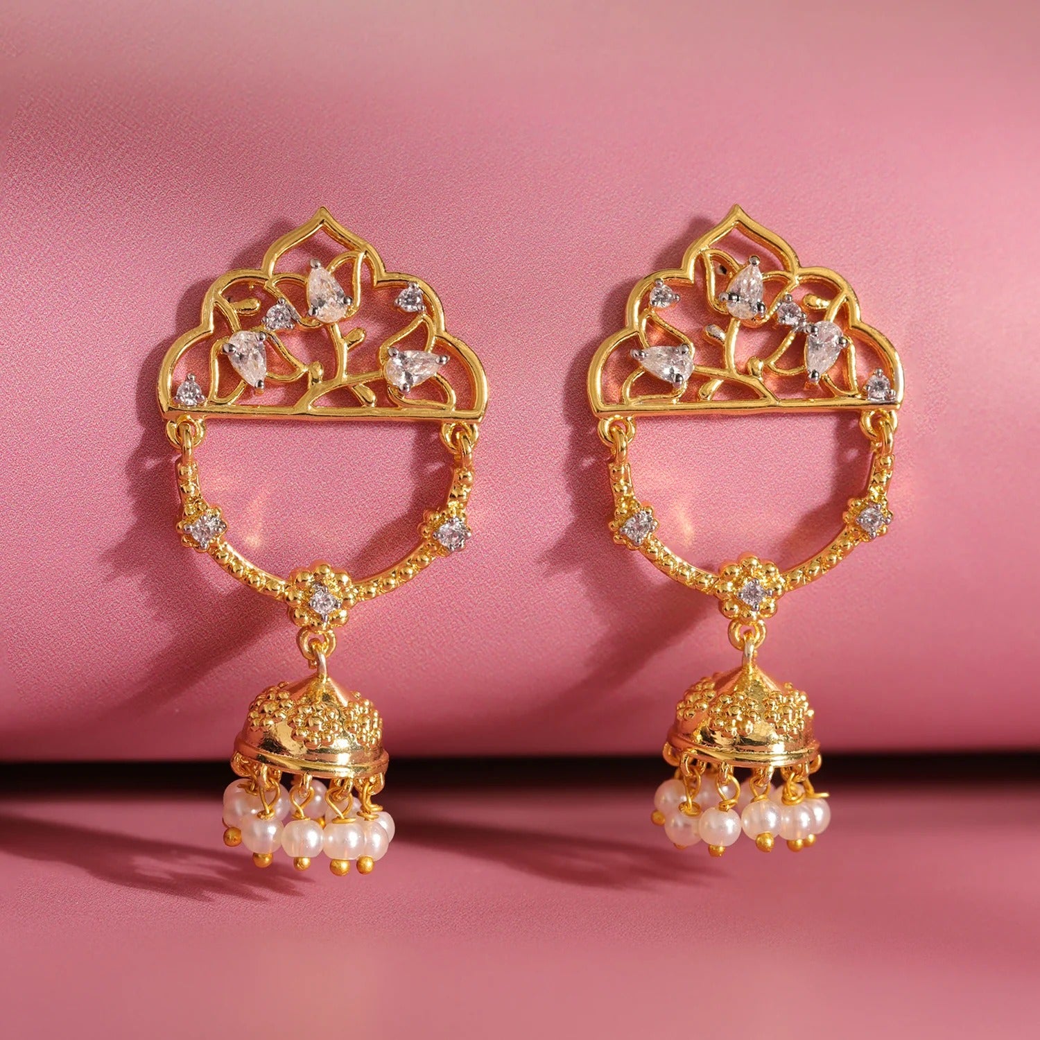 Shahi Dwar Naira Dangler Earrings