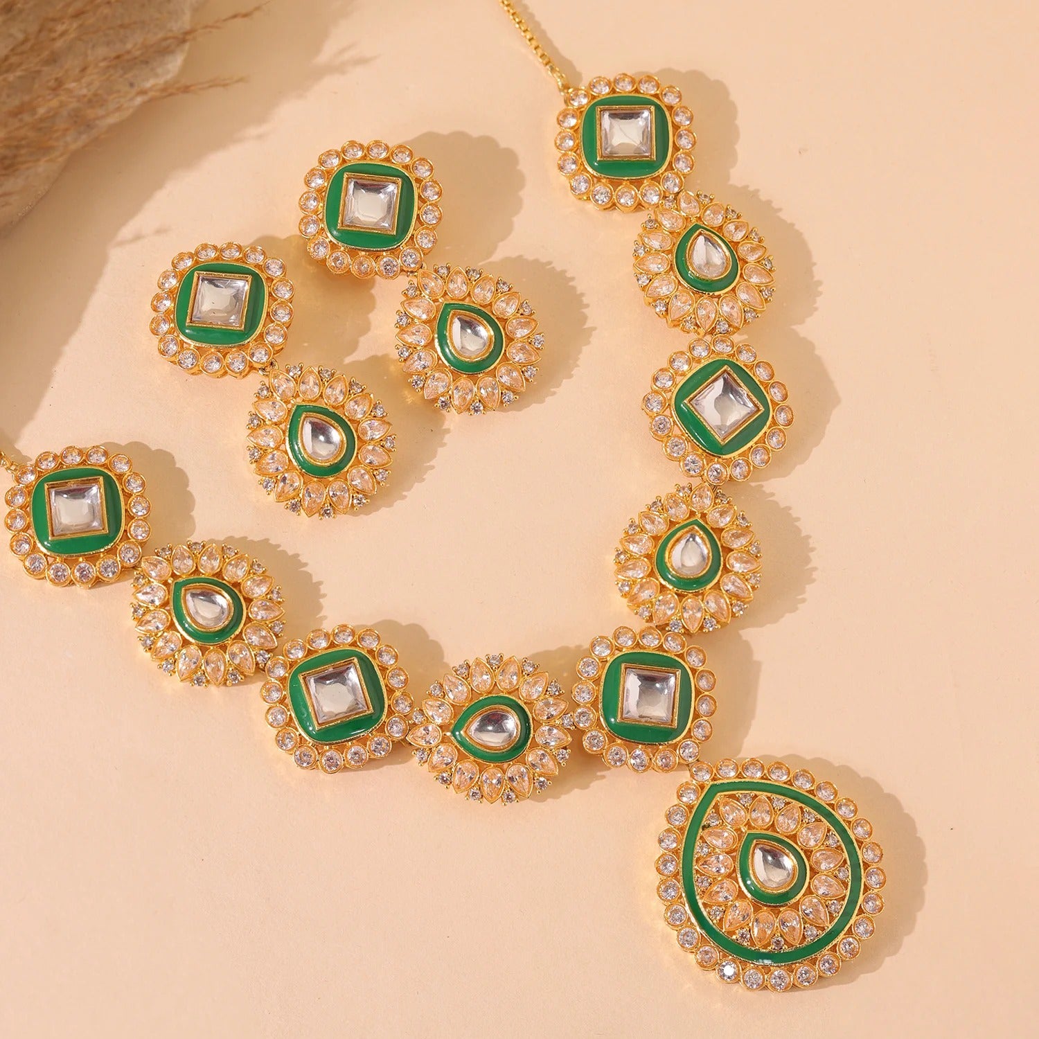 Queens of Rajasthan Gulrani Short Necklace Set