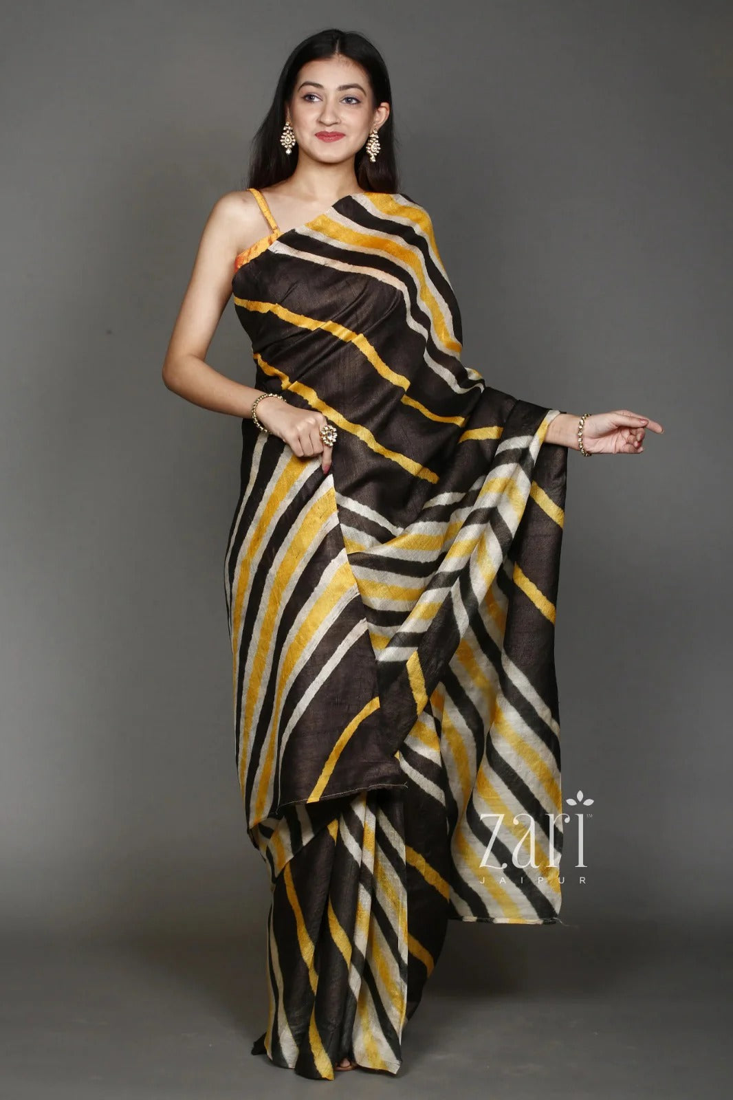 Leheriya Tussar Saree