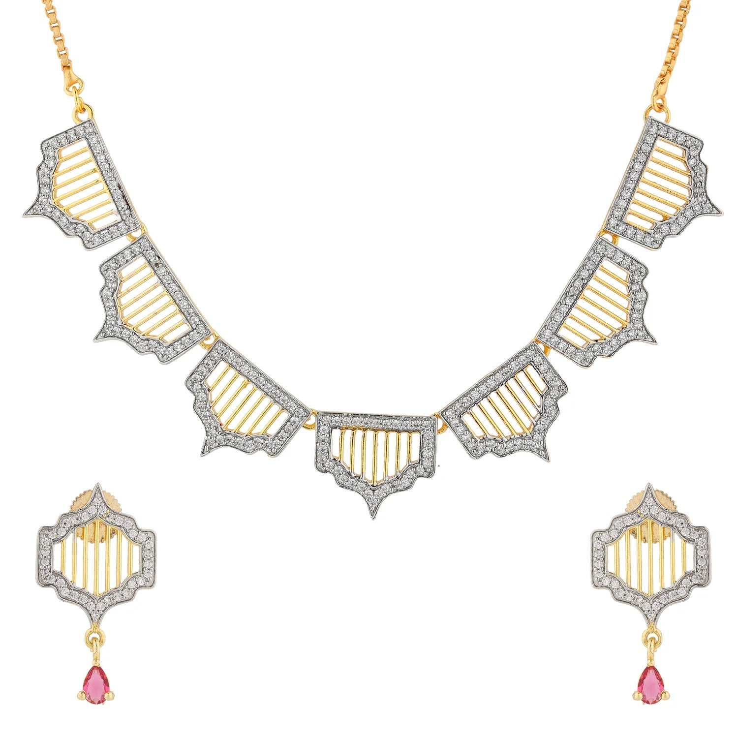 Shahi Dwar Gulbahar Necklace Set