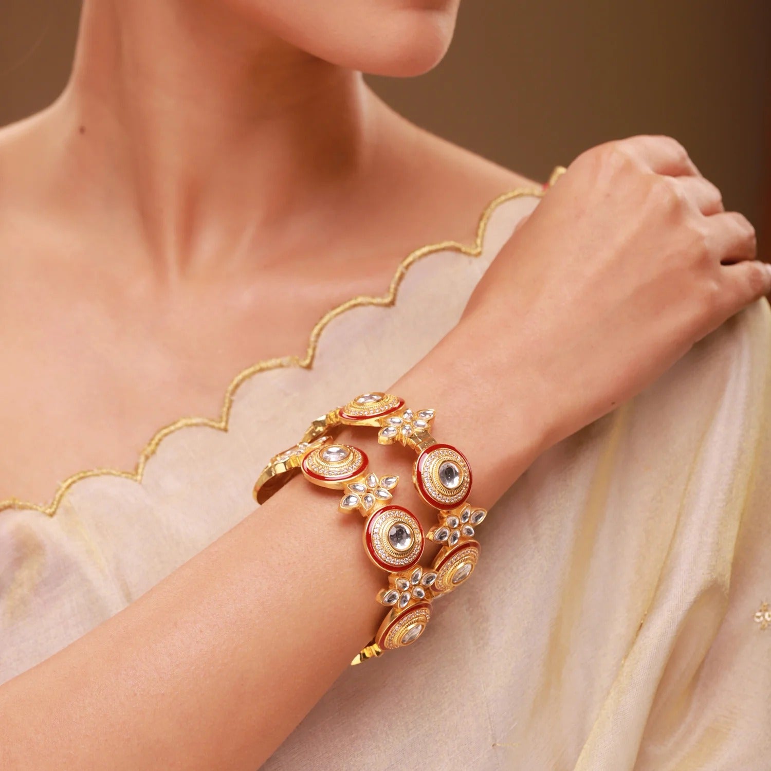 Queens of Rajasthan Rutara Openable Bangles