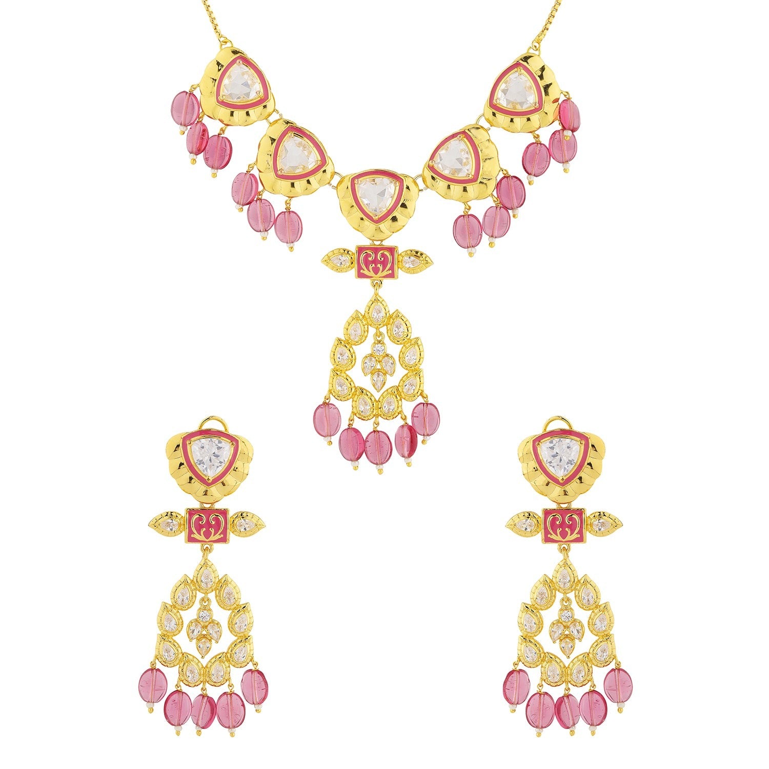 Queens of Rajasthan Rutani Collar Necklace Set