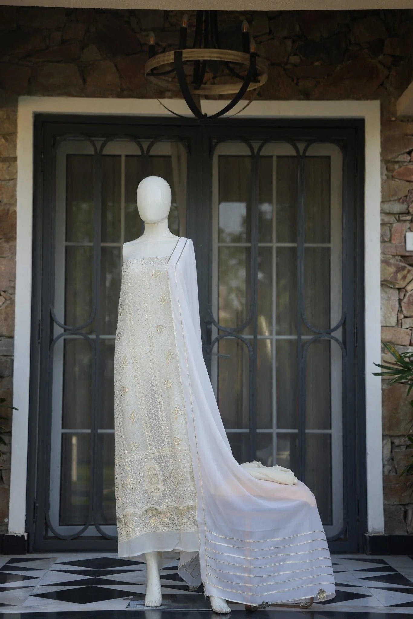 Sharvari Unstitched Suit Set