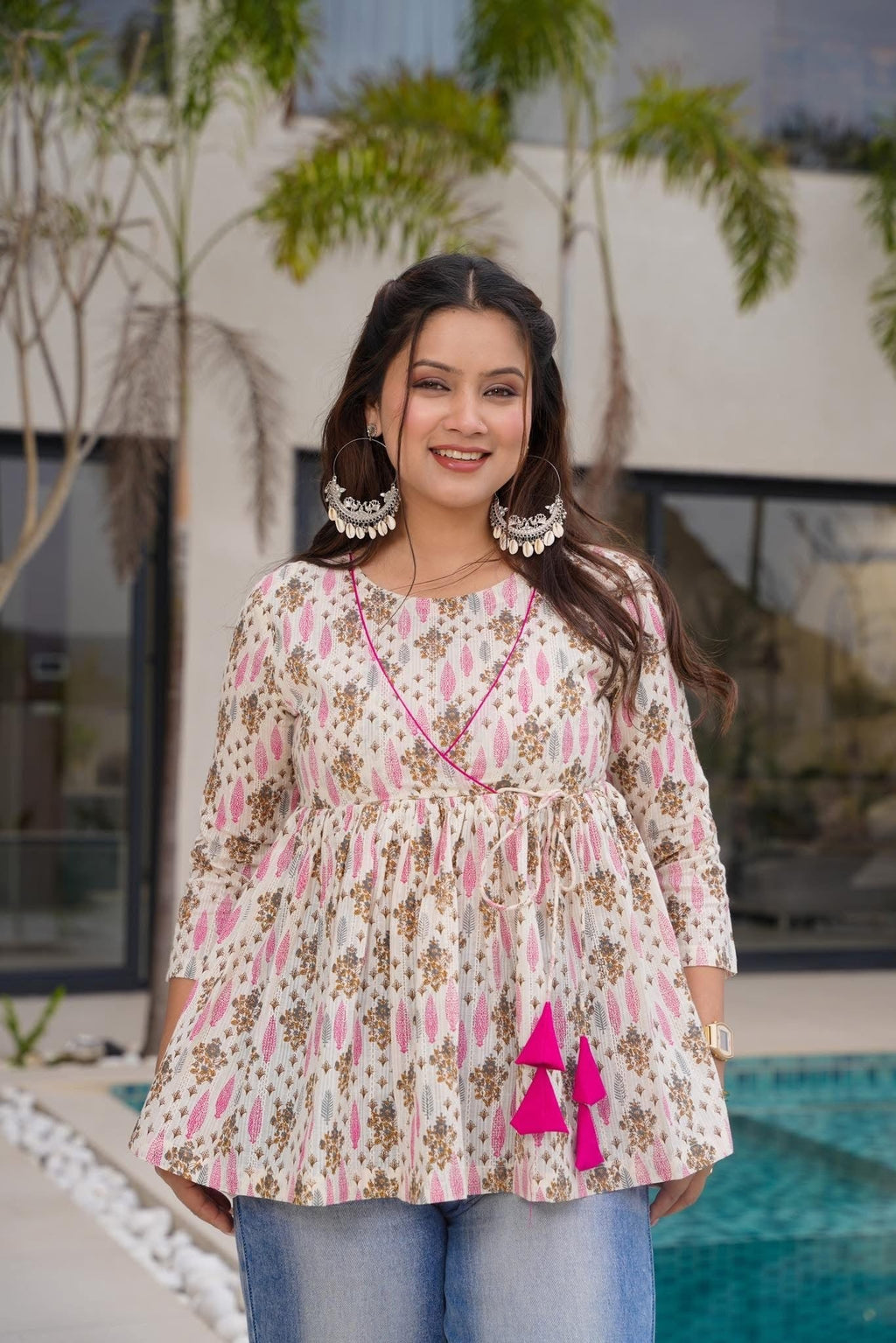 Rosewood Blush Cotton Top