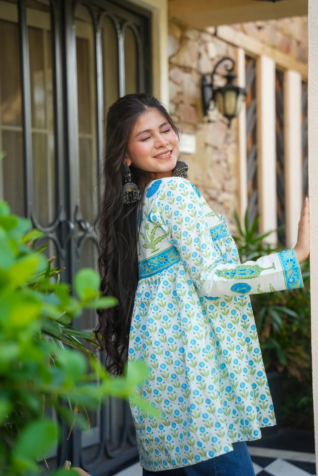 Amber Haze Cotton Top