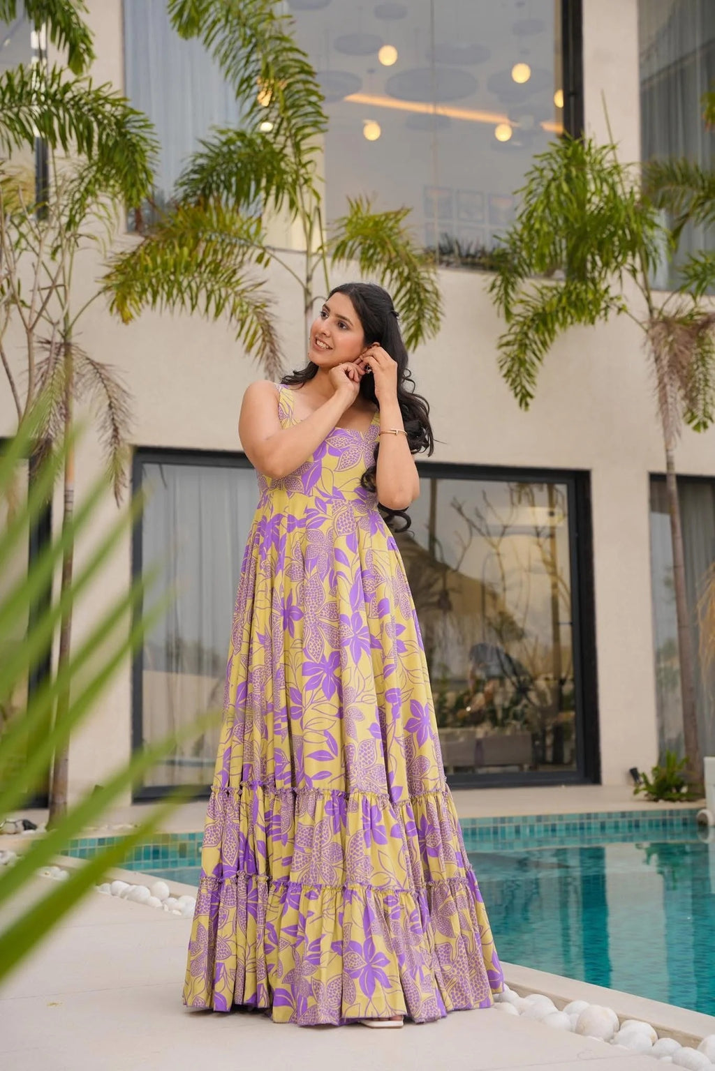 Sunkissed Lavender Maxi Dress