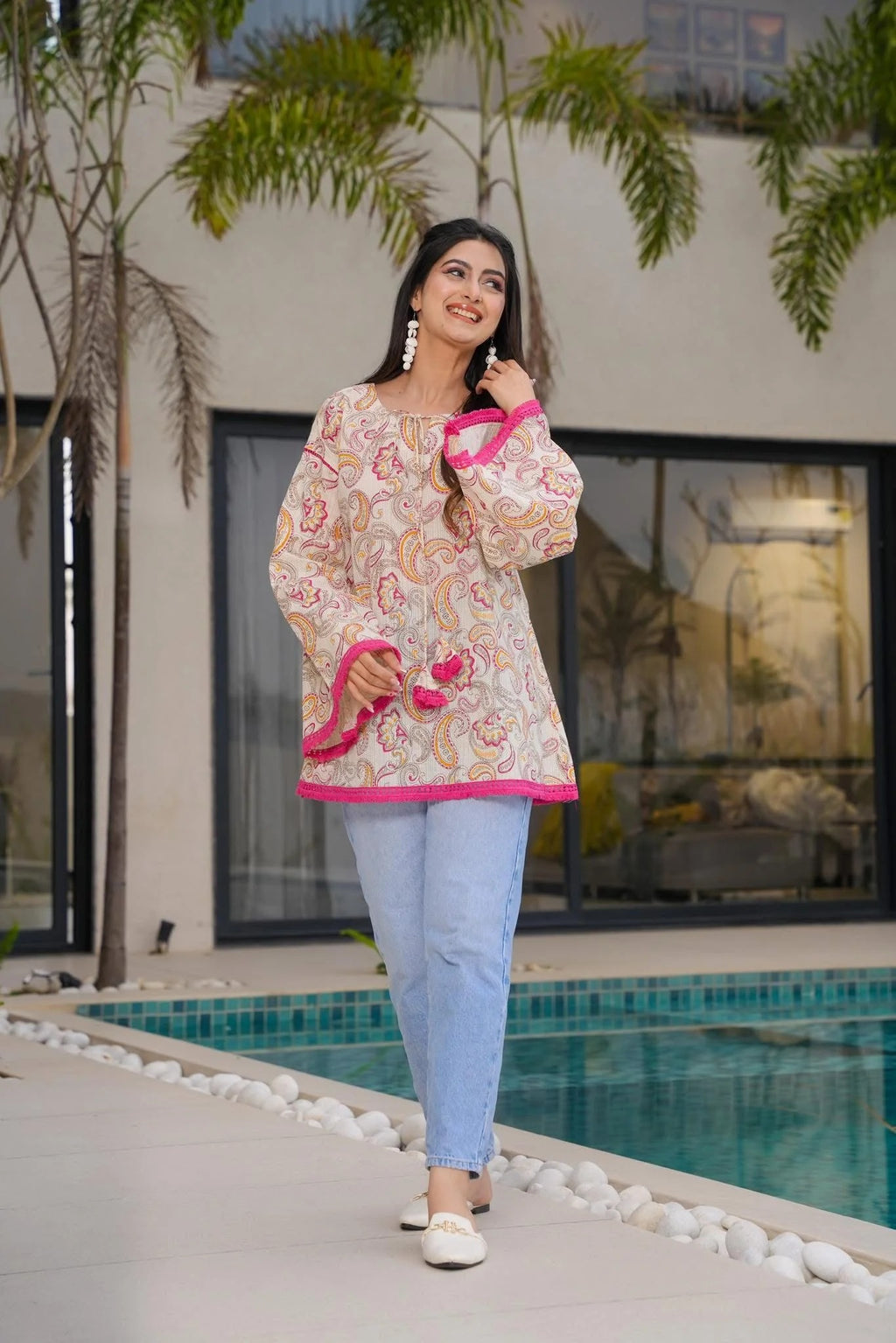 Fuchsia Heritage Cotton Top