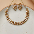 Dual Layer Kundan Studded Necklace Set