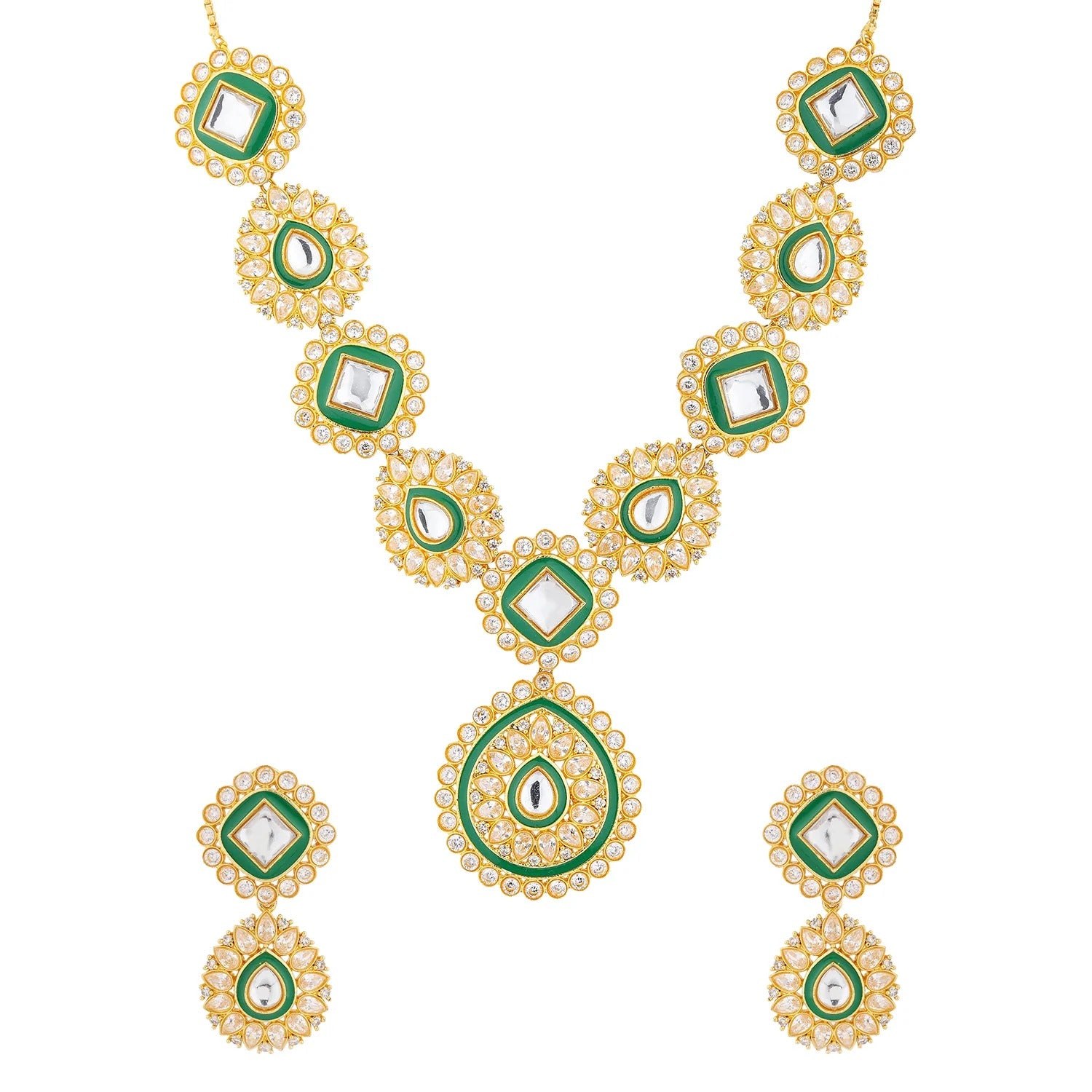 Queens of Rajasthan Gulrani Short Necklace Set