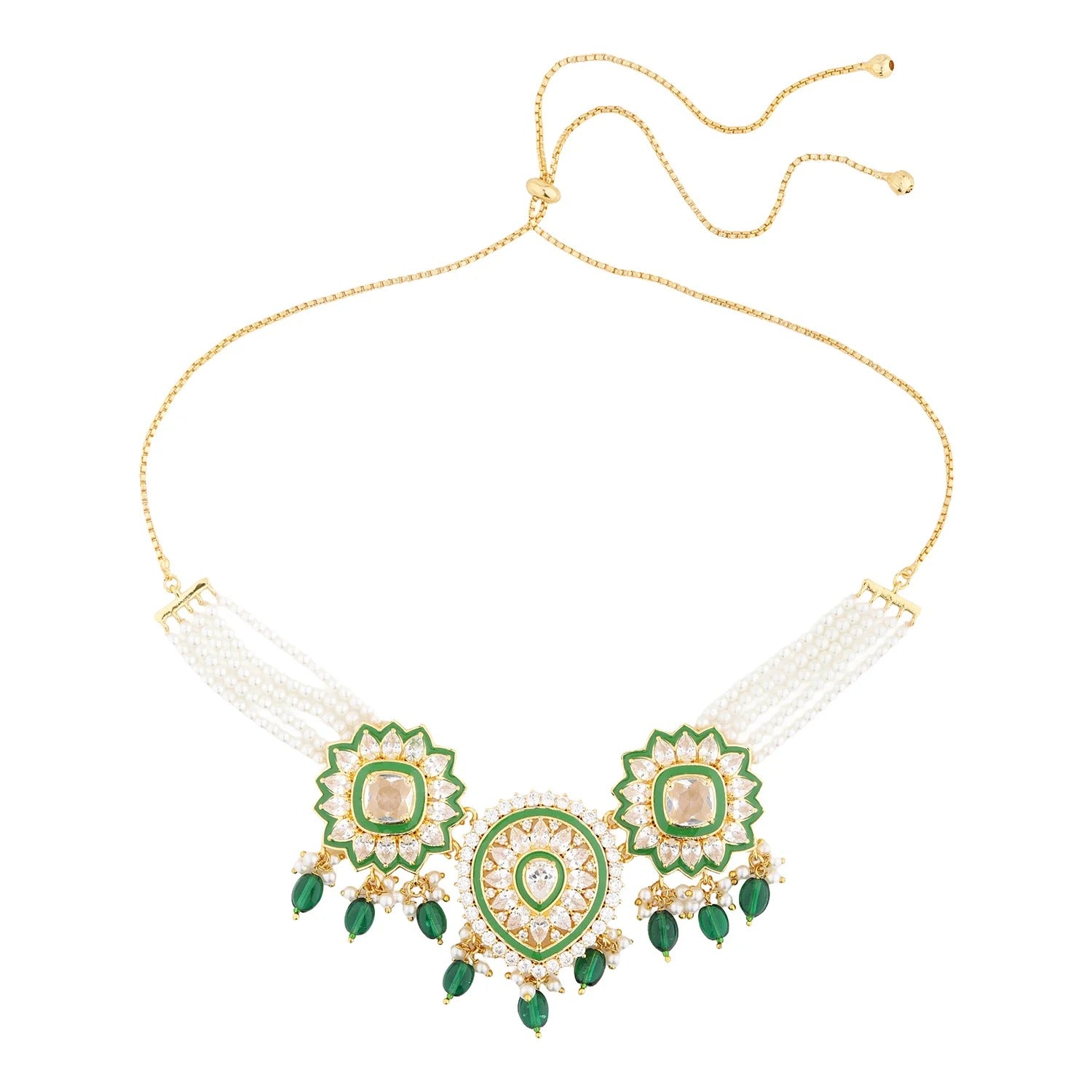 Queens of Rajasthan Ameerin Collar Necklace Set