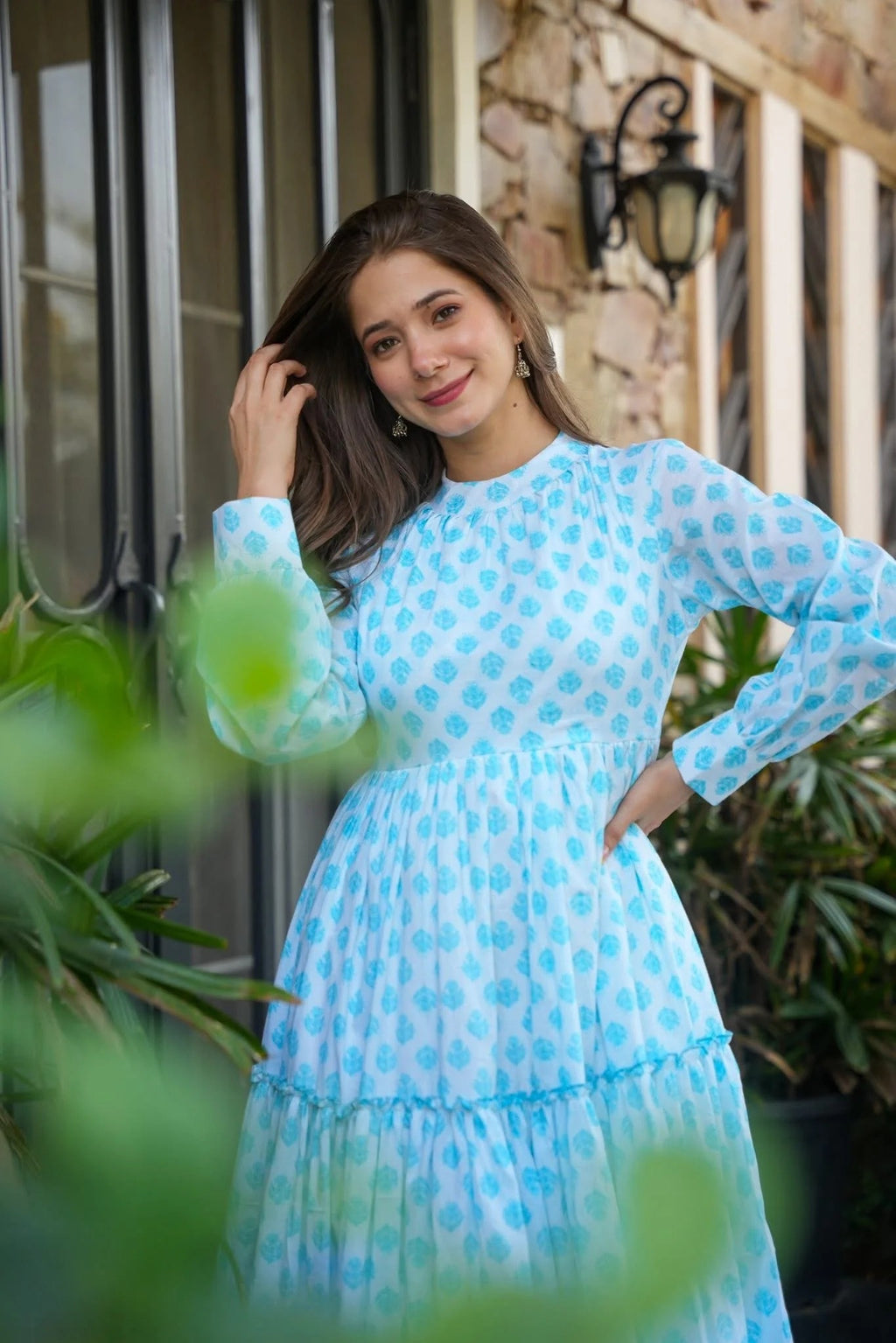 Wander Bloom Cotton Maxi