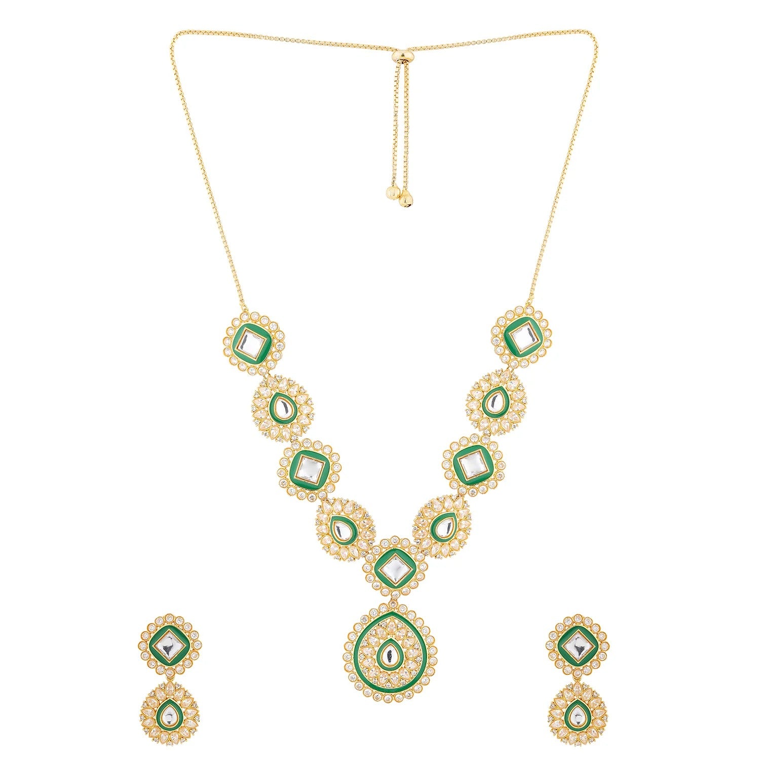 Queens of Rajasthan Gulrani Short Necklace Set