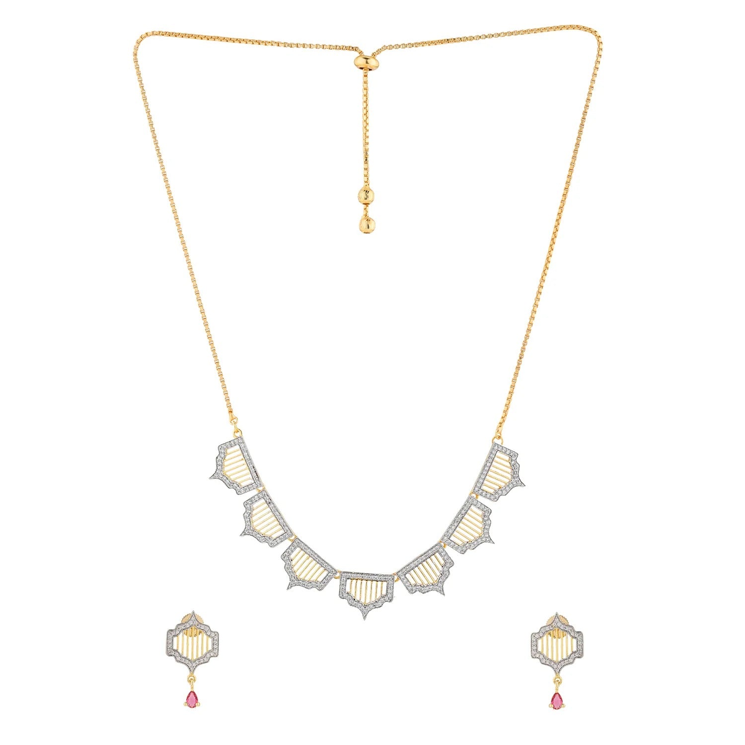 Shahi Dwar Gulbahar Necklace Set