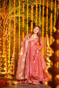 Banarasi Blush Wedding Maxi Set